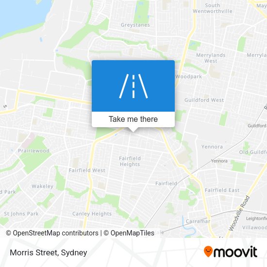 Morris Street map