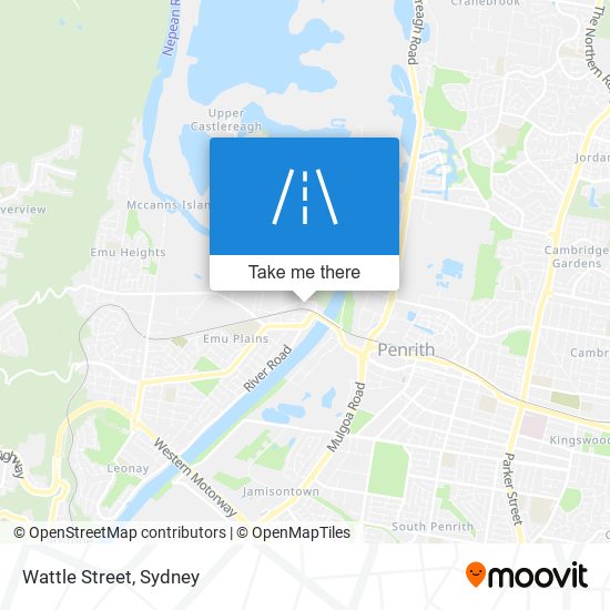 Wattle Street map