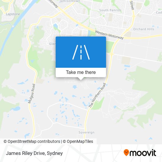Mapa James Riley Drive