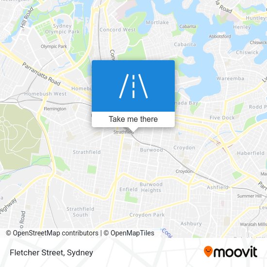 Fletcher Street map
