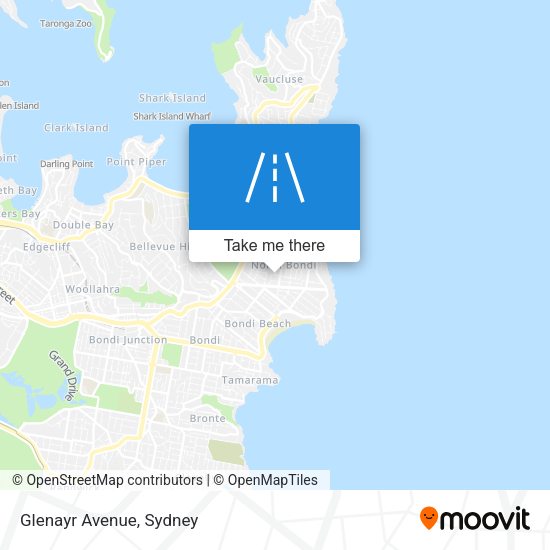 Glenayr Avenue map