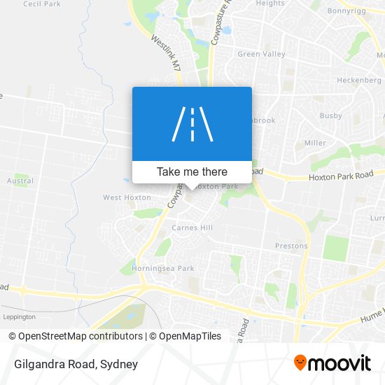 Gilgandra Road map