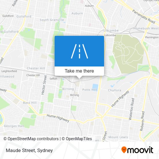 Maude Street map