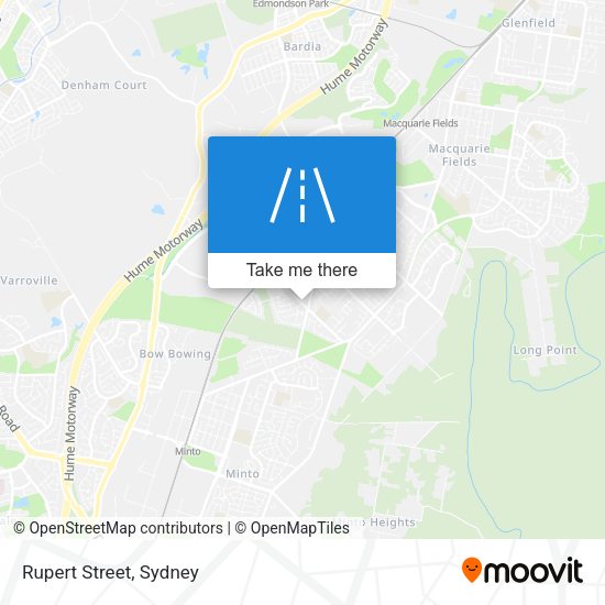 Rupert Street map