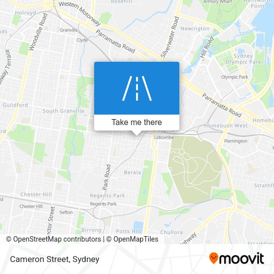 Cameron Street map