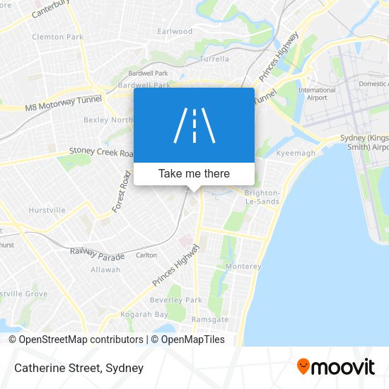Catherine Street map