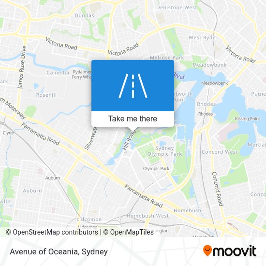 Avenue of Oceania map