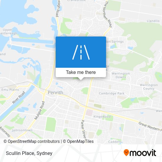 Scullin Place map
