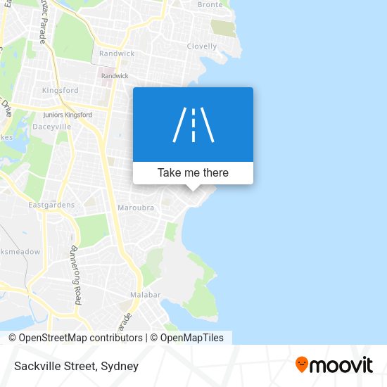 Sackville Street map