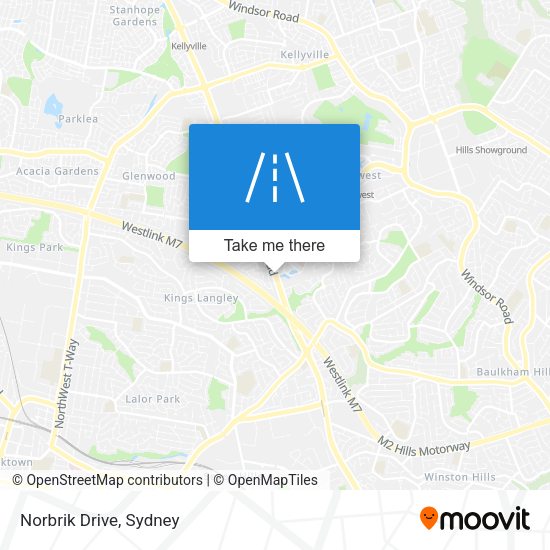 Norbrik Drive map