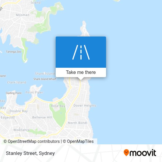 Stanley Street map