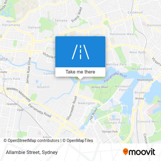 Allambie Street map