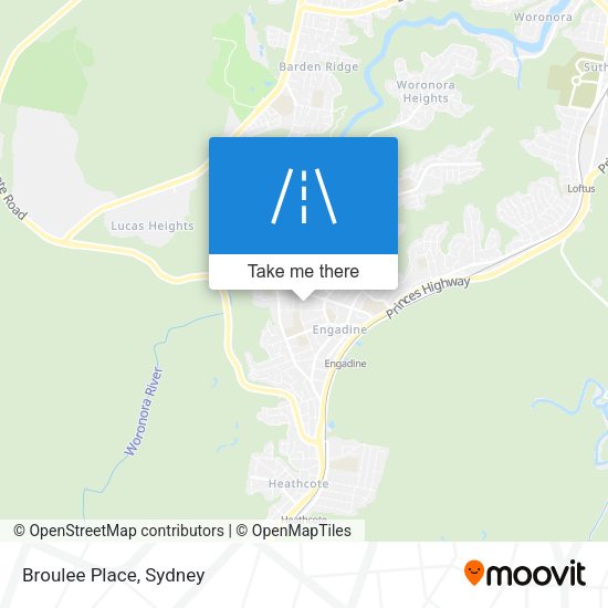 Broulee Place map