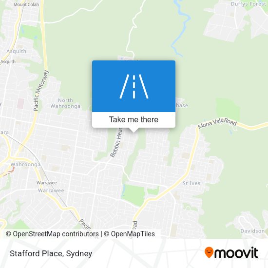 Stafford Place map