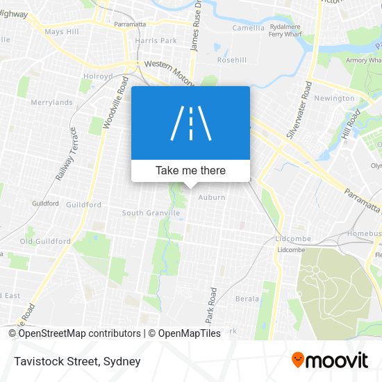 Tavistock Street map