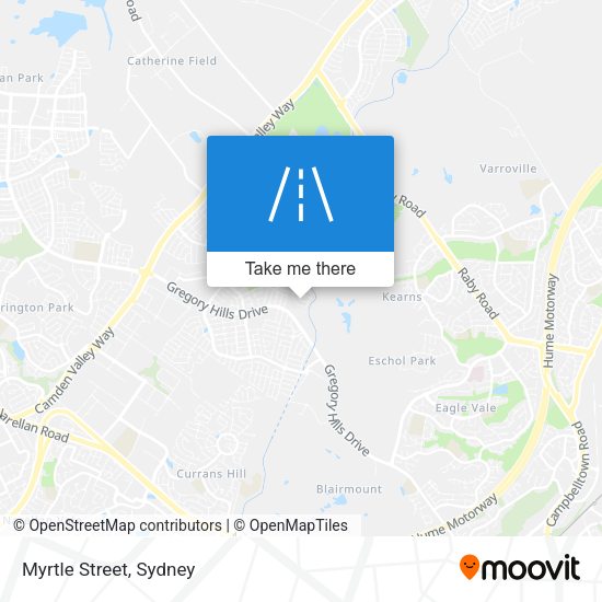 Myrtle Street map