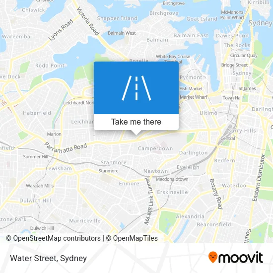 Water Street map