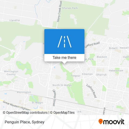 Penguin Place map