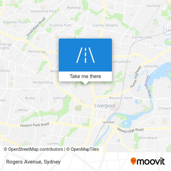 Rogers Avenue map