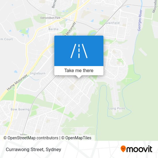 Currawong Street map