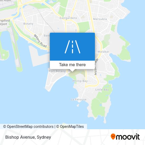 Bishop Avenue map