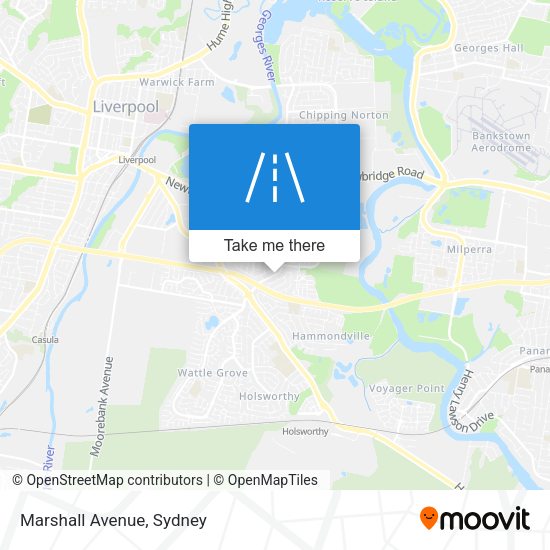Marshall Avenue map