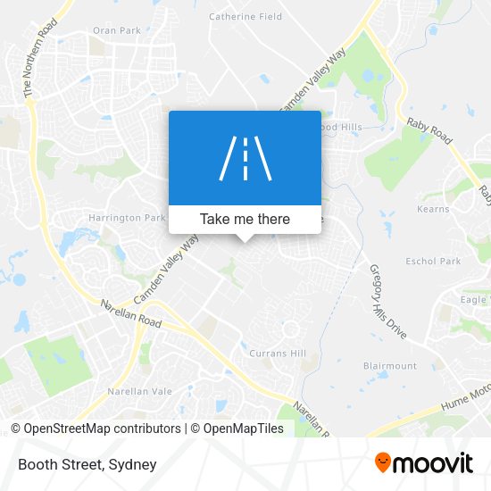 Booth Street map