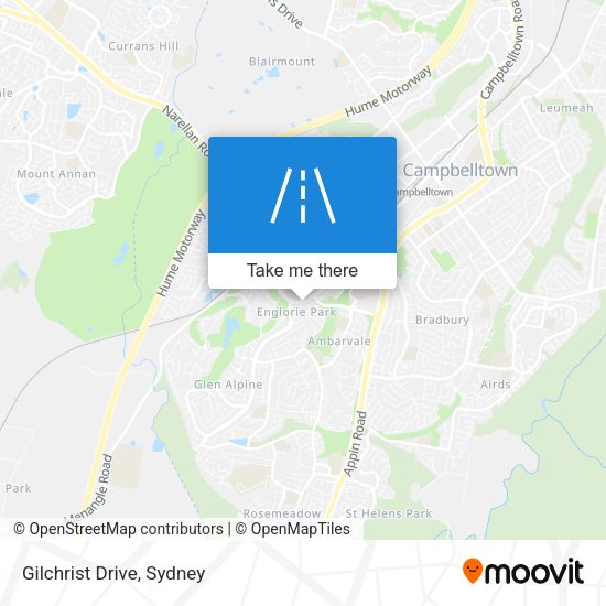 Gilchrist Drive map