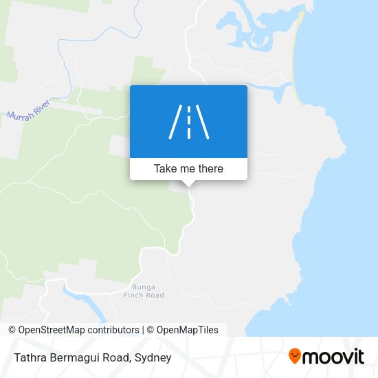 Tathra Bermagui Road map