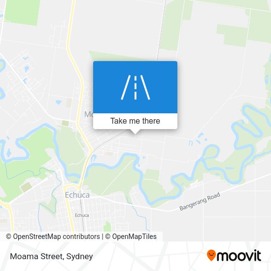 Moama Street map