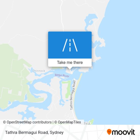 Tathra Bermagui Road map