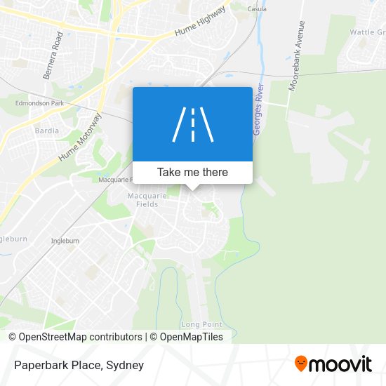 Paperbark Place map