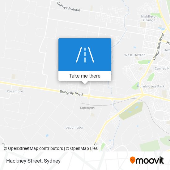 Hackney Street map