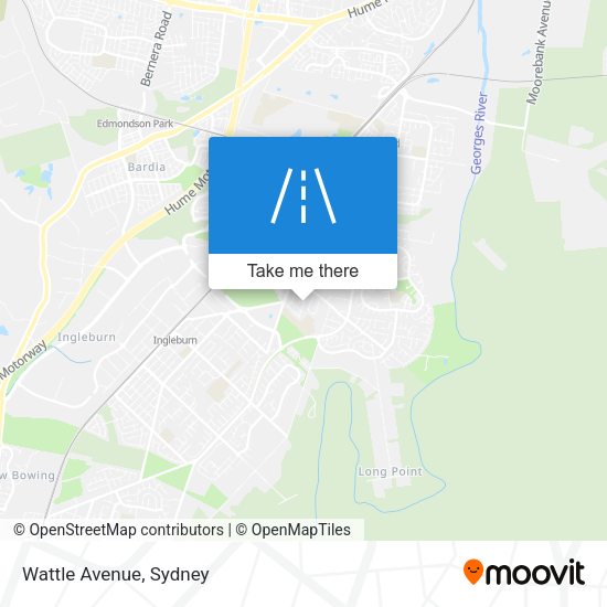 Wattle Avenue map