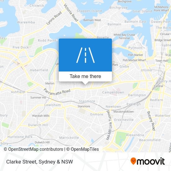 Clarke Street map