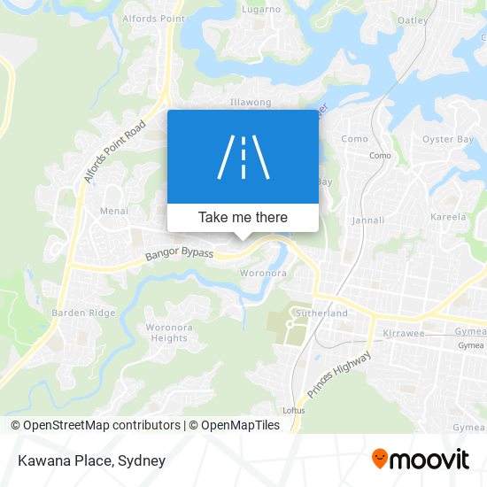 Kawana Place map