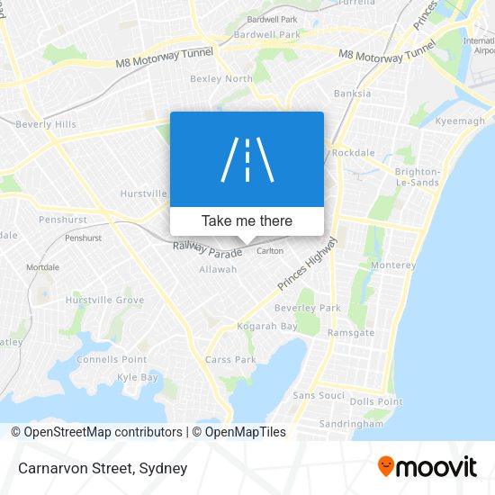 Carnarvon Street map