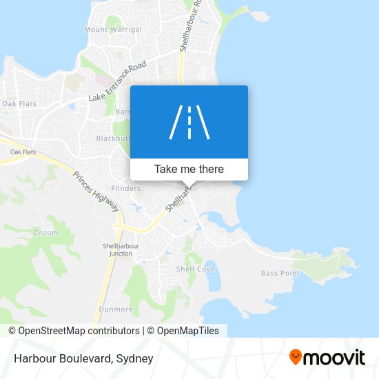 Harbour Boulevard map