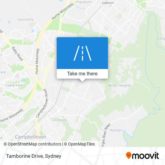 Tamborine Drive map