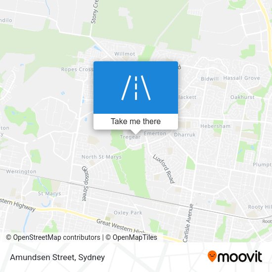 Amundsen Street map