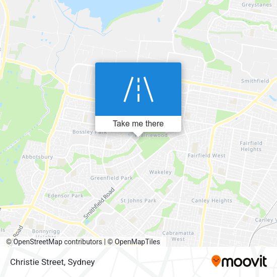 Christie Street map