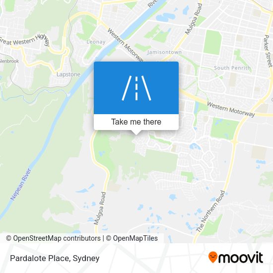 Pardalote Place map
