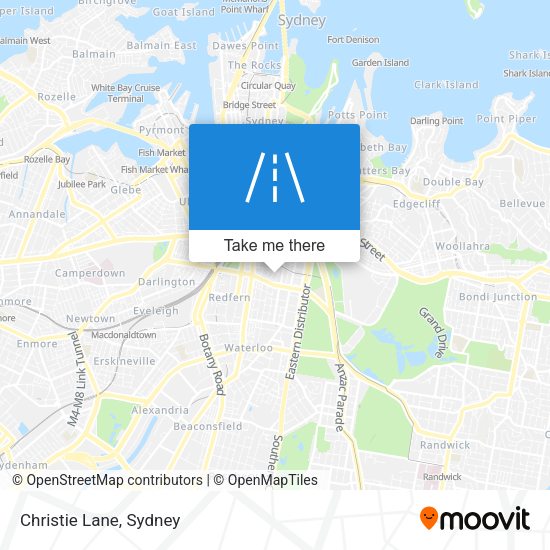 Christie Lane map