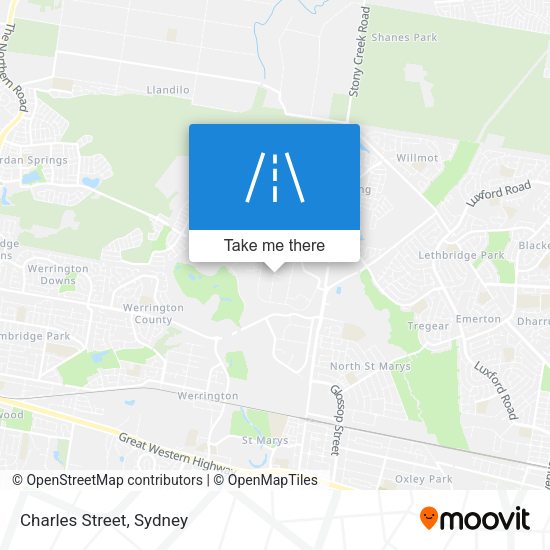 Charles Street map
