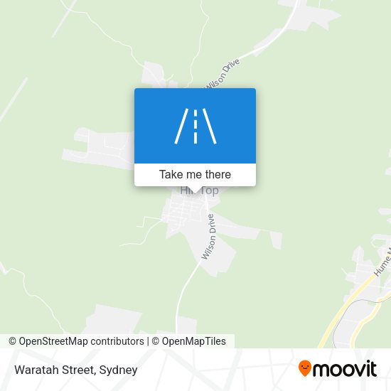 Waratah Street map