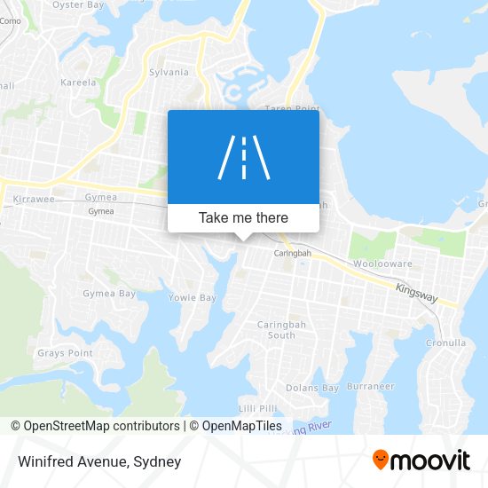 Winifred Avenue map