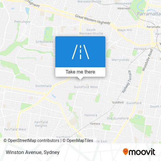 Winston Avenue map