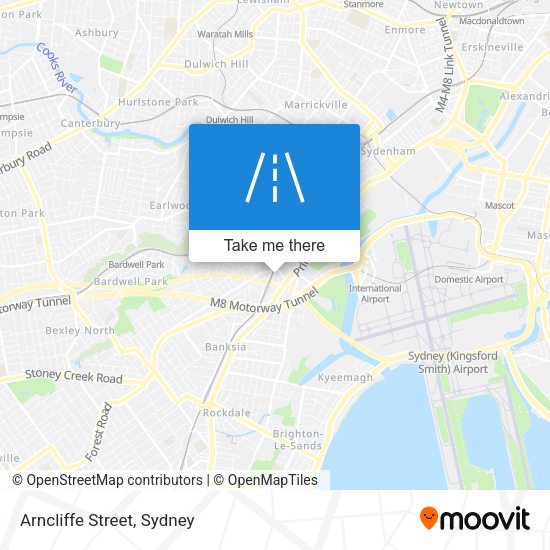 Arncliffe Street map