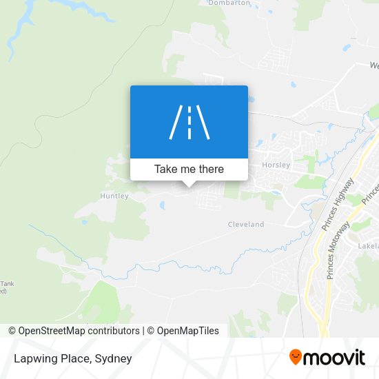 Lapwing Place map