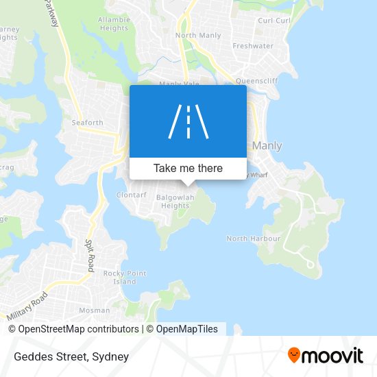 Geddes Street map